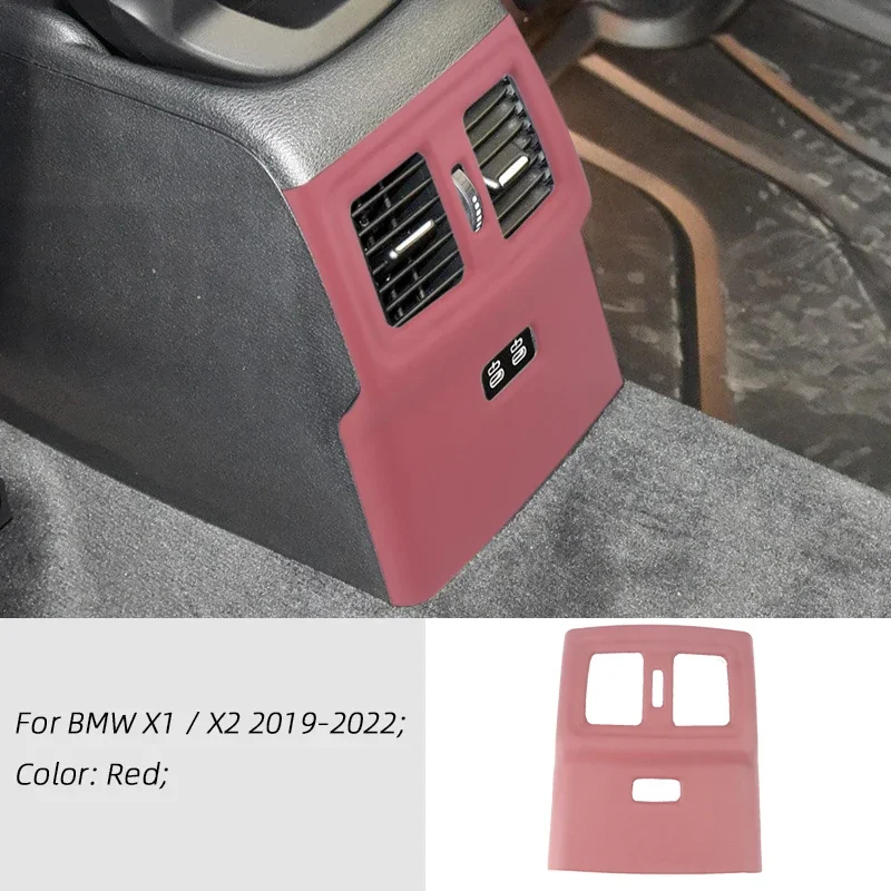 

For BMW G21 G81 F31 F34 F48 F39 F40 G30 G90 G31 G32 G08 X3 X4 G01 G02 Leather Car Rear Air Conditioner Air Outlet Vent Frame Lid