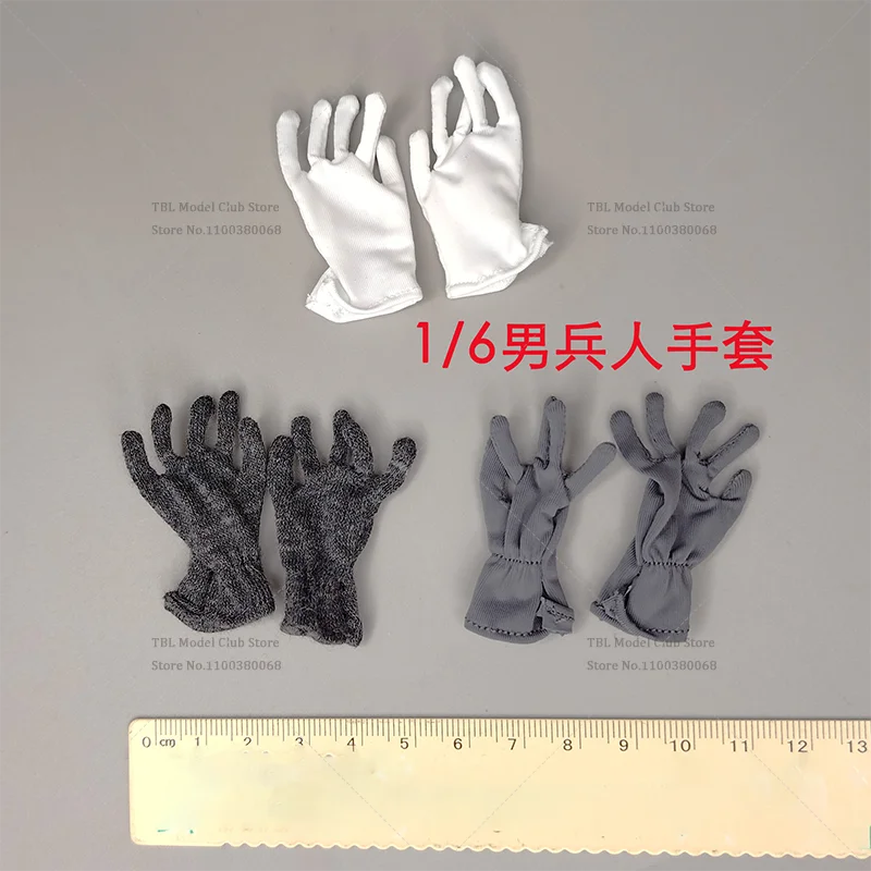 BROWN ART BTH-008G BTH-007W BTH-006G 1/6 Scale Male Accessory Armyman General Cold-Proof Glove For 12-inch Action Figure Soldier