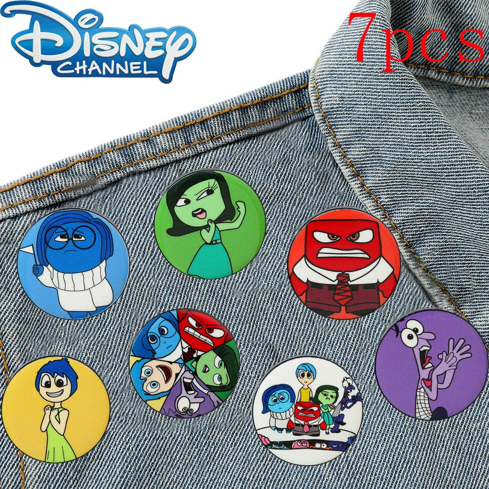 

Cute Disney Inside Out 2 Brooch Cartoon Enamel Pins Applicable To Clothes Shirt Backpack Bag Badge Accessories Jewelry Gifts