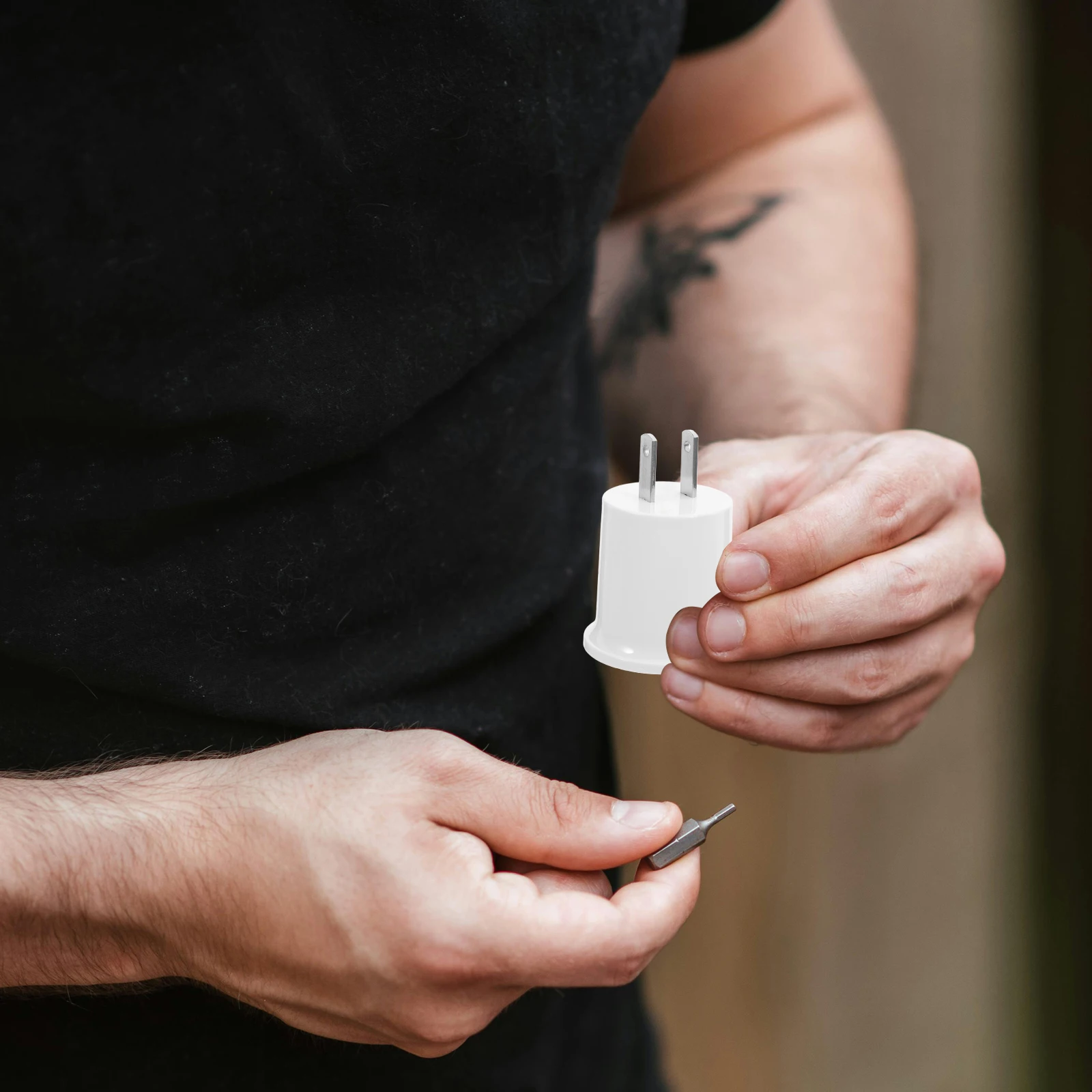 3 قطعة E27 محول مقبس الإضاءة موثوقة ABS النحاس التوصيل إلى E27 لمبة حامل تحويل ل تركيبات إضاءة الجدار E26 مصباح المقبس