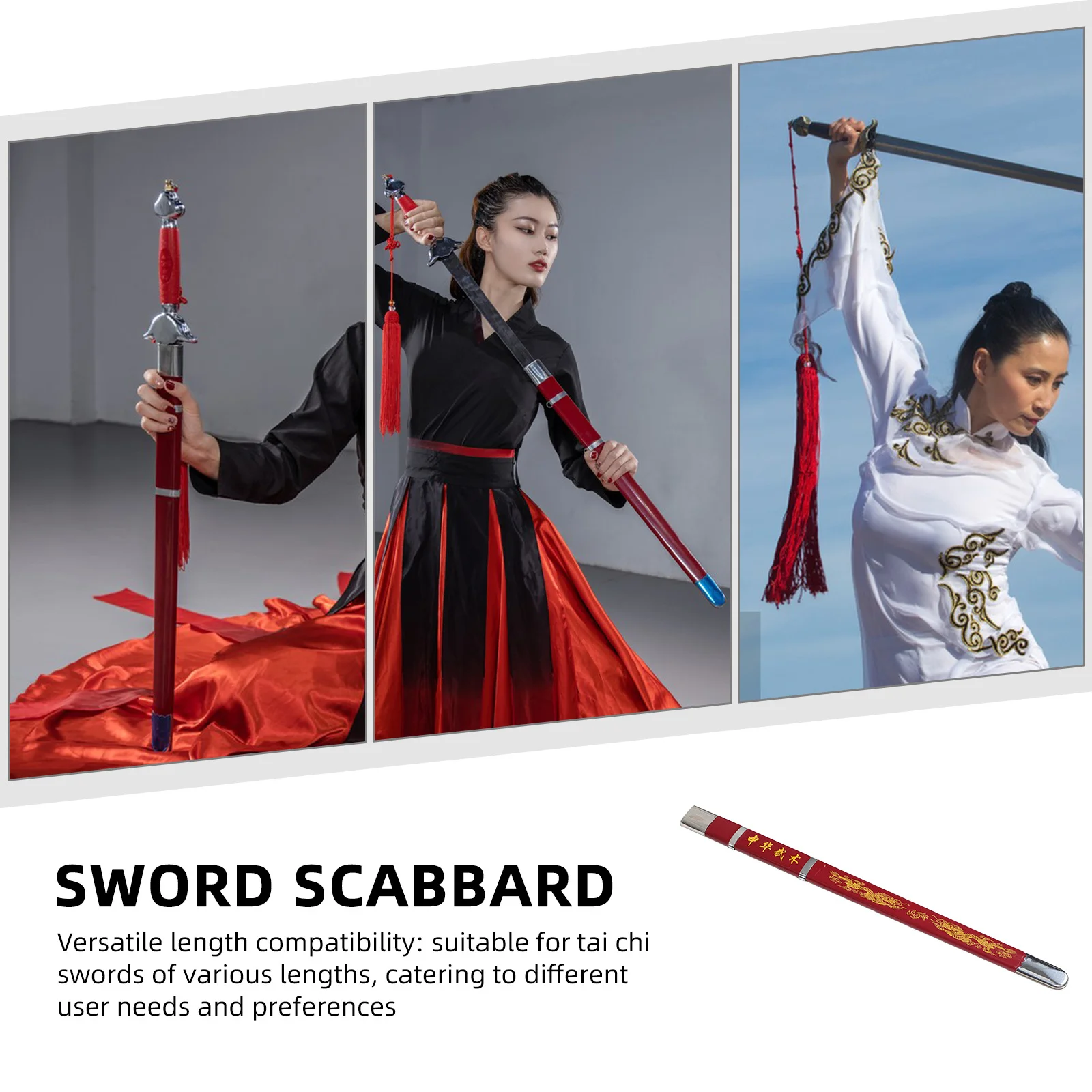 

Tai Chi Sword Scabbard Waterproof Lightweight Portable Protective Sword Guard Storage Case for Martial Arts Practice
