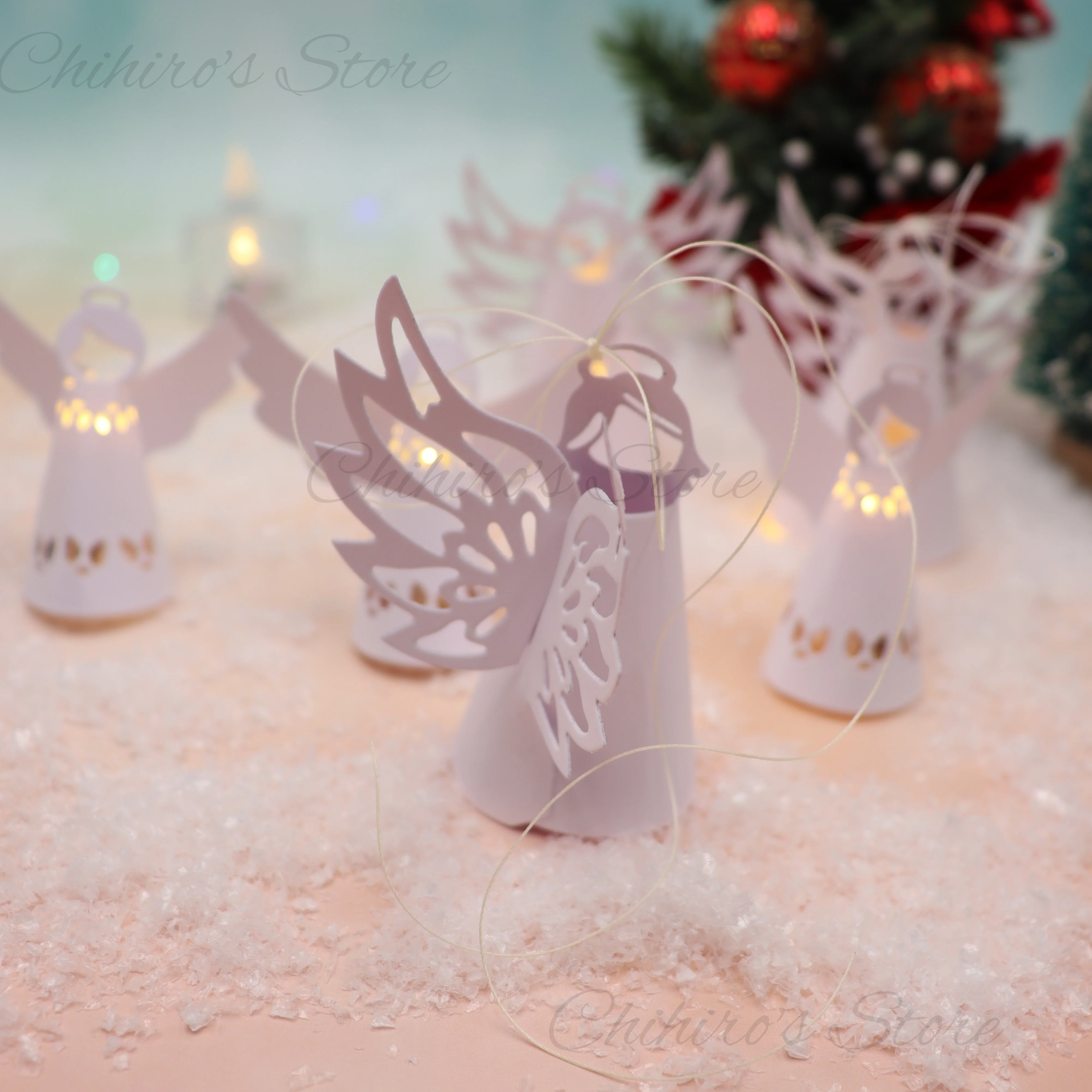 Christmas Angel metal cutting dies Background plate For Scrapbooking Embossing Decorative Crafts DIY Paper Cards New