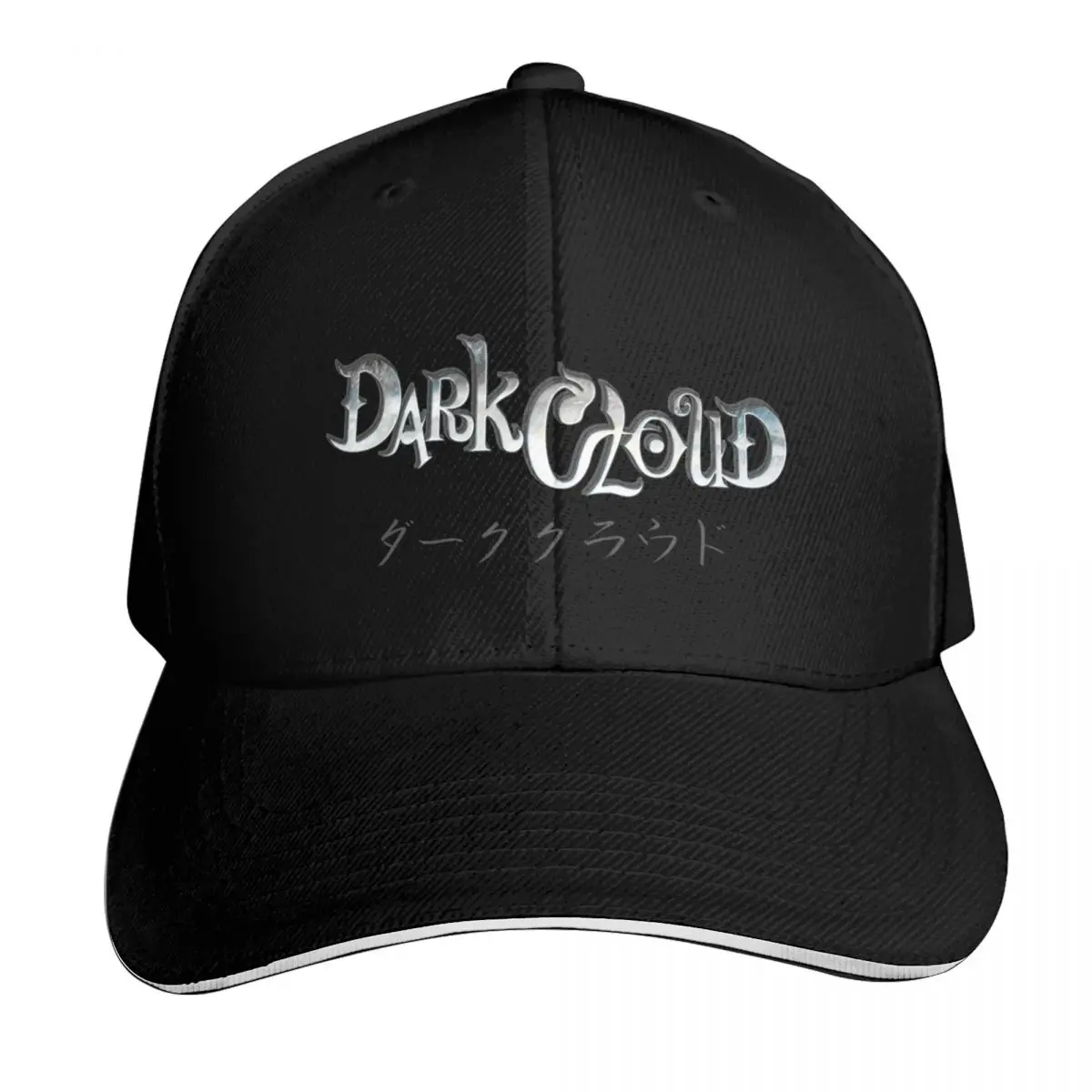 

Dark Cloud Japanese Text Baseball Cap Funny hats Beach Thermal Visor Big Size Hat Men's Baseball Women's