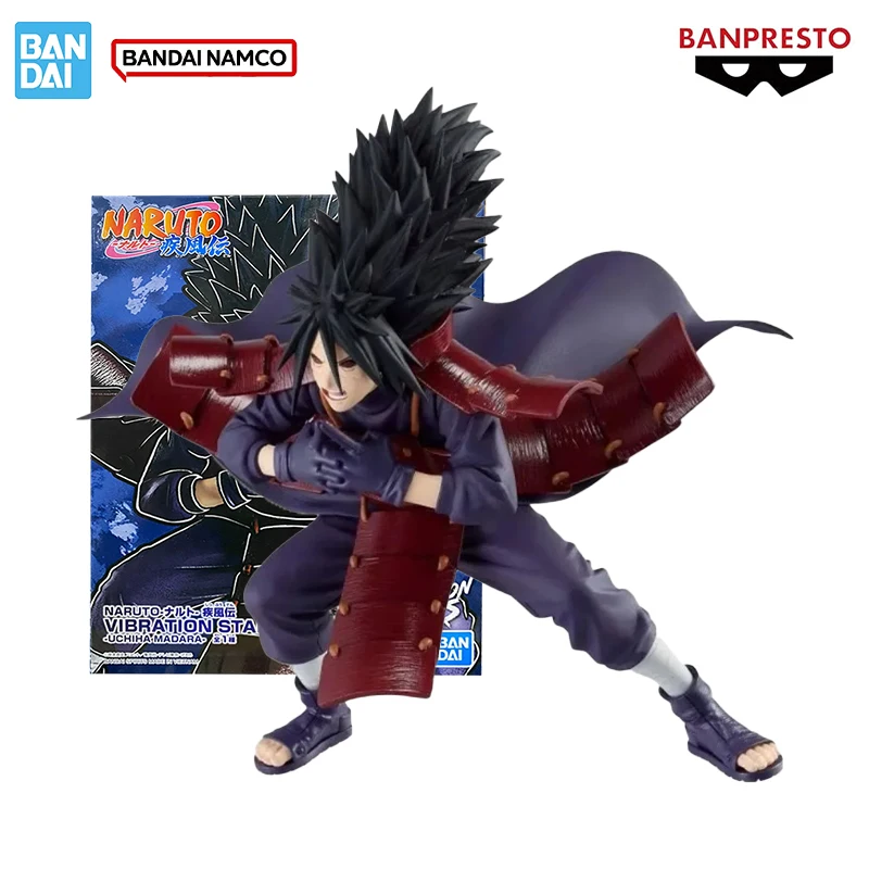 

Bandai Genuine Naruto Banpresto Vibration Stars NARUTO Uchiha Madara PVC Anime Figures Toys Model Collect Toys Boxed Gifts