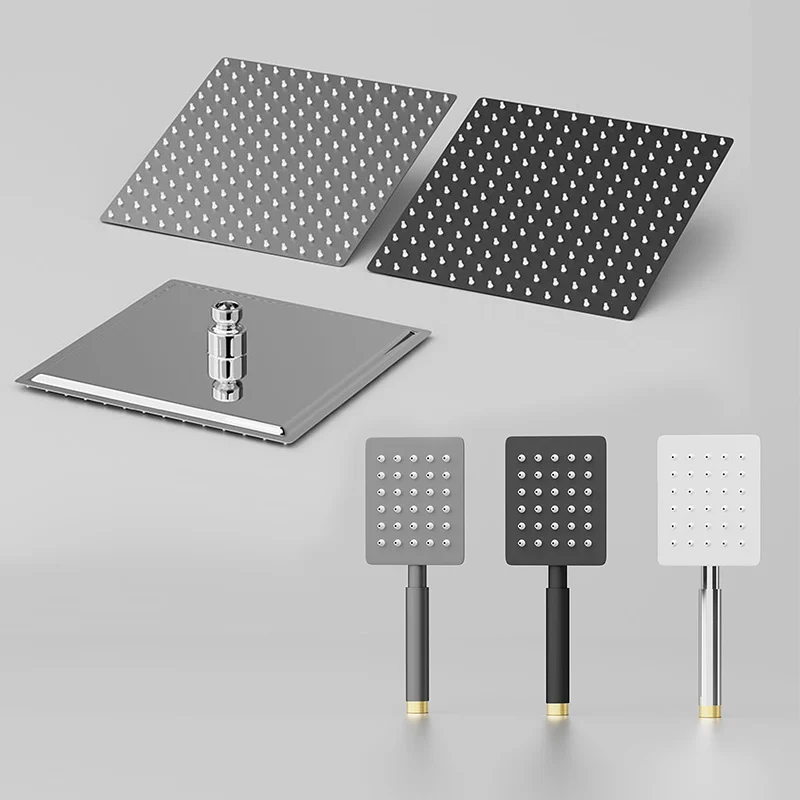 

Квадратная душевая лейка «Водопад» из нержавеющей стали, 10 дюймов