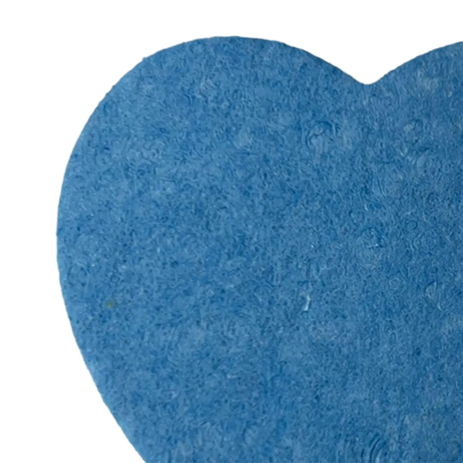 إسفنجة تنظيف الوجه لب الخشب المضغوط على شكل قلب وسادة قابلة للغسل مزيل ماكياج ماصة تنظيف الوجه نفخة للعناية بالبشرة