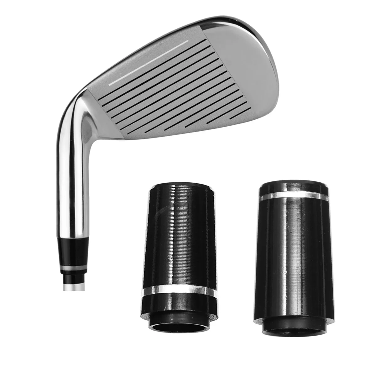 

2Pcs Anti-Slip Golf Ferrules 0.355 Inch Plastic Sleeve for Irons Shaft Ferrule Replacement Ferrule