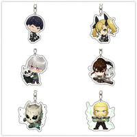 Hot game kaiju No8 monster 8 anime pendant keychain for Soshiro Hoshina shinmiya kikoru ashiro Mina Reno Ichikawa Kafka Hibino