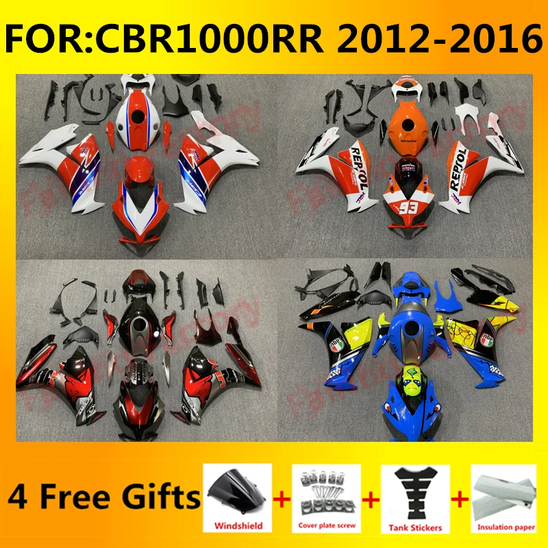 

Обтекатели из АБС-пластика для мотоцикла CBR1000RR 2012 2013 2014 2015 2016, полный комплект обтекателей для кузова CBR1000 RR 12 13 14 15 16, Обтекатели zxmt