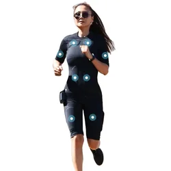 Multi function ems training suit wirelessly controlled via Bluetooth for health center /gym club/home