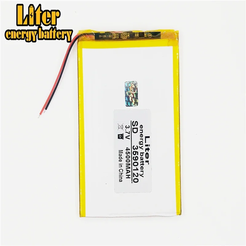 3,7 V 4500MAH (полимерный литий-ионный аккумулятор) литий-ионный аккумулятор для планшетных ПК 7 дюймов 8 дюймов 9 дюймов 3590120