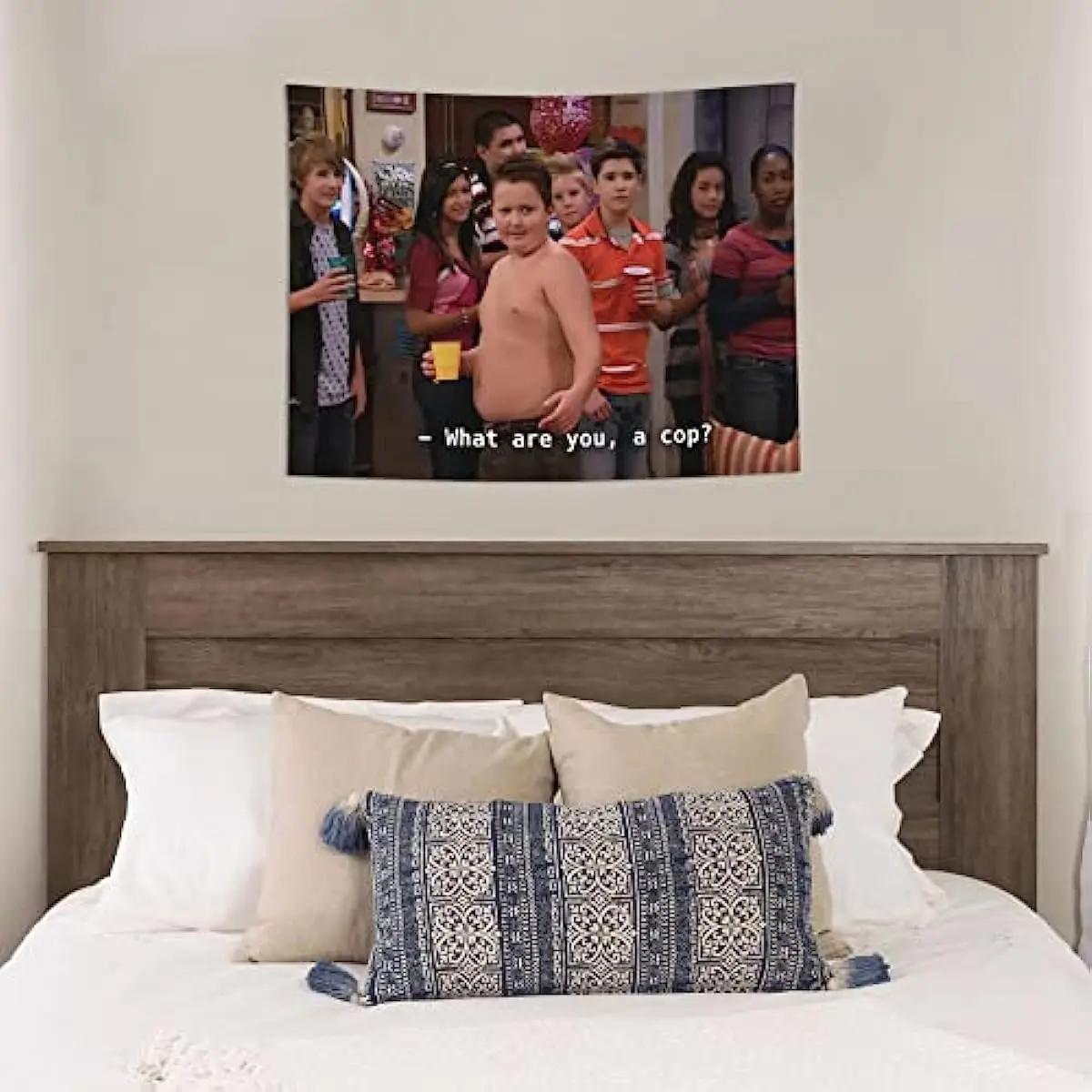 What Are You A Cop Gibby Tapestry Wall Hanging Room Decor Funny Small Tapestry for  for Bedroom College Decoration Aesthetic