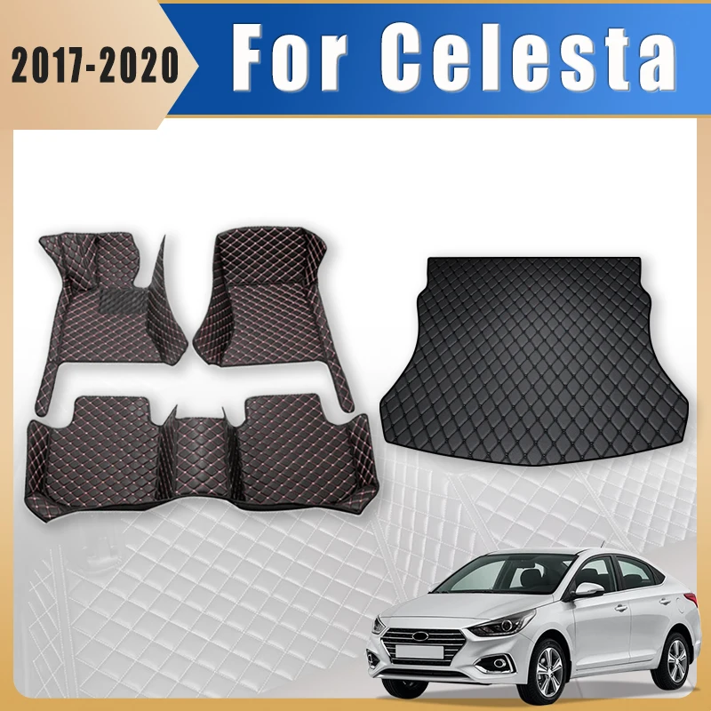 

Автомобильные коврики, ковры в багажник для Hyundai Celesta 2017 2018 2019 2020, автоаксессуары, товары для интерьера, чехлы, водонепроницаемые детали