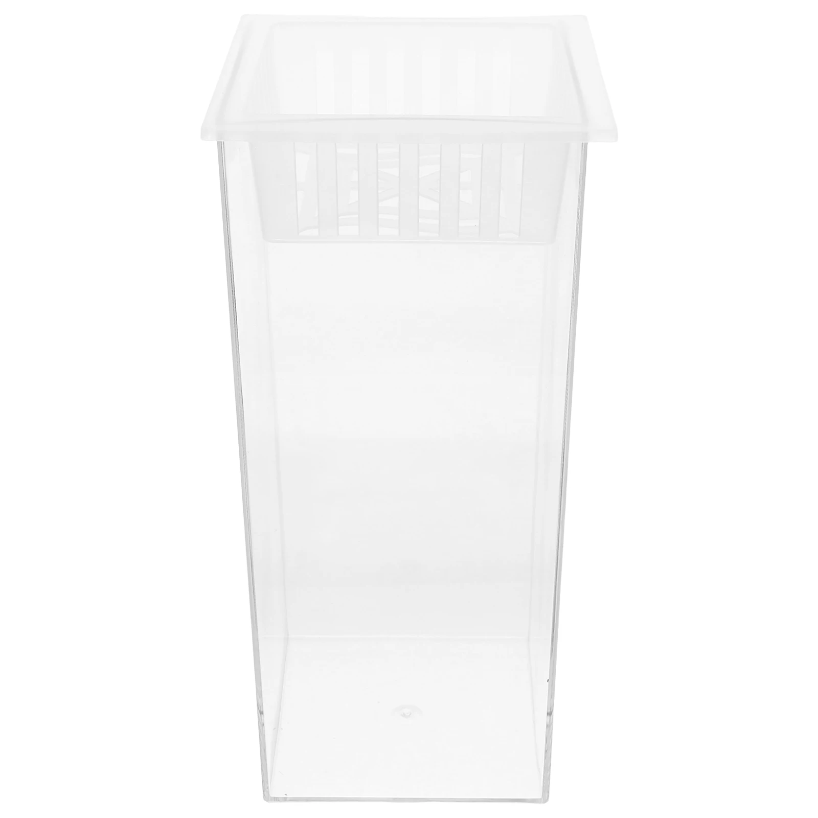 

Transparent Desktop For Betta Fish Office Decor Micro Landscape Hydroponic Vase Small Plastic Aquarium Lightweight Decorative
