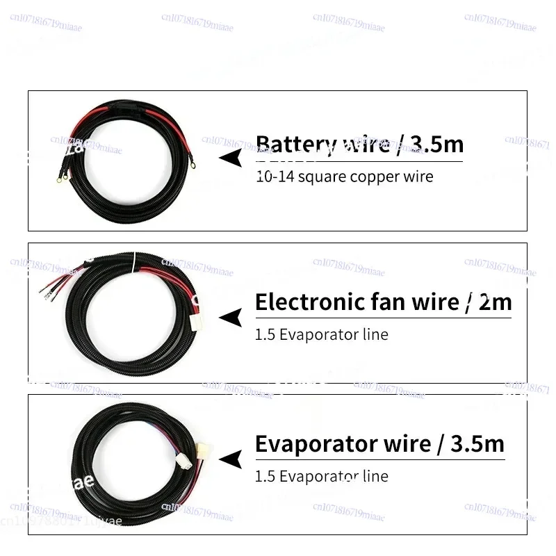 

Camper RV Truck Tractor New Energy Conversion Parking Air Conditioner Car Electric Inverter Power Saving Compressor 12V 24V