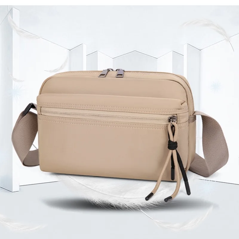 

2025 Men's Lightweight Nylon Shoulder Bags Small Crossbody Bags for Men Casual Handbags Male Durable Travel Messenger Bags