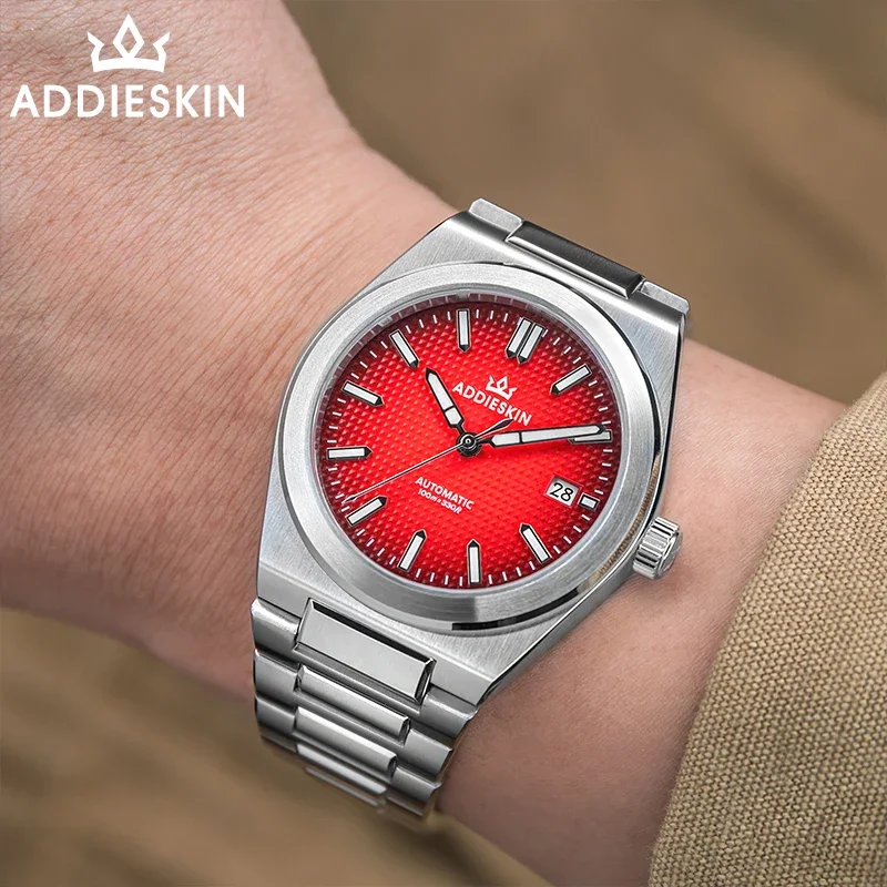 AddiesKin Luxury Automatic Watch Sapphire Glass 9015 Mechanical Watches For Man Ultra-thin Super Luminous Waterproof Dress Watch