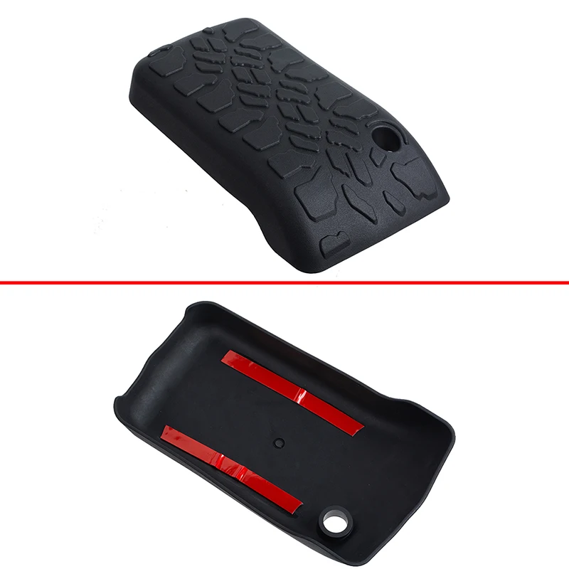 Car Center Console Armrest Storage Box Cover Pad Mat Cushion Protection Accessories Black Fit For Jeep Wrangler TJ 2001-2006