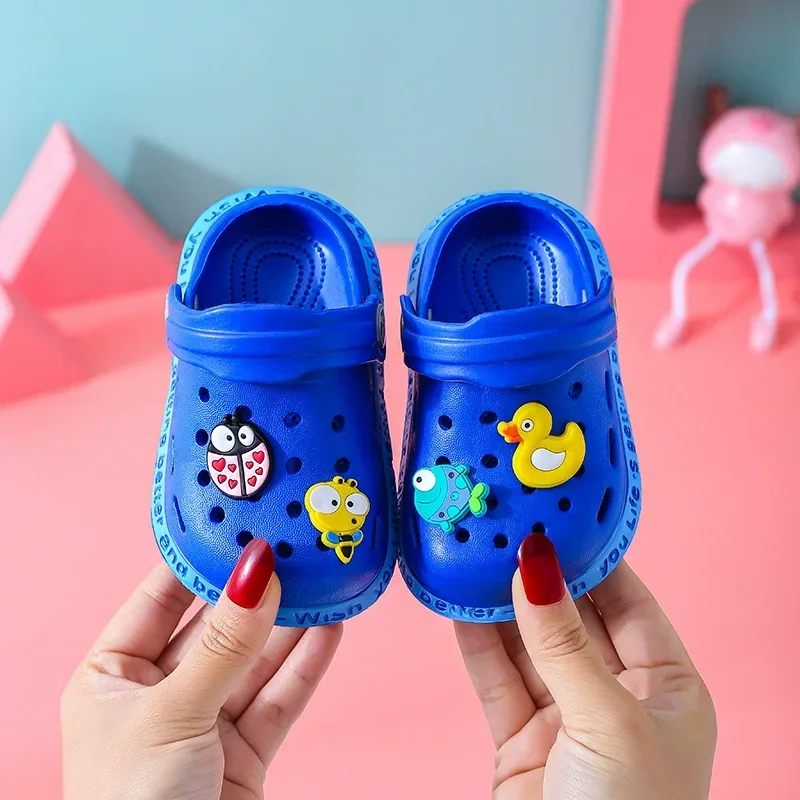 Summer Baby Beach Sandals Girls Boy Mules Girl Shoes Cartoon Sandal Infantil Boy Children\'s Garden Shoes