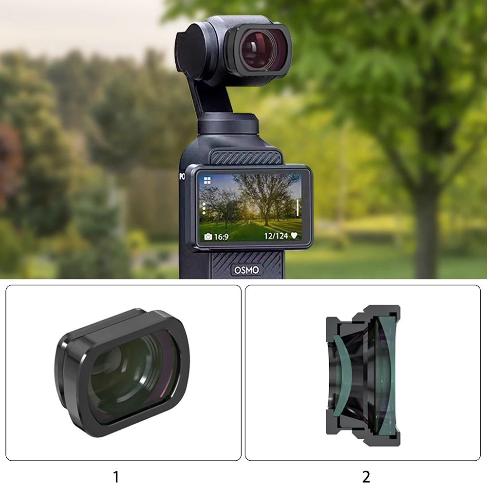 Mcoplus 10x Magnetic Macro Lens For DJI Osmo Pocket 3 Camera HD Photography Filter Lens Accessories