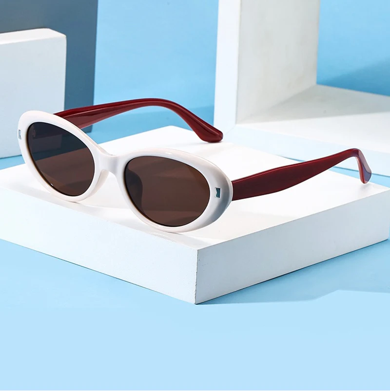 

Retro Cat Eye Sunglasses 2025 Oval Sunglasses Women Men Driving Travel Outdoor Vintage Eyewear Fashion Oculos De Sol Uv400