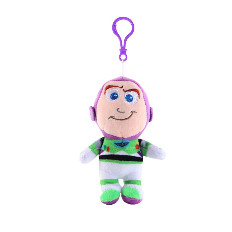 Disney Toy Story Buzz Lightyear Woody Q-Version peluche remplissage porte-clés sac pendentif sac à dos pour enfants fermeture éclair décoration jouet