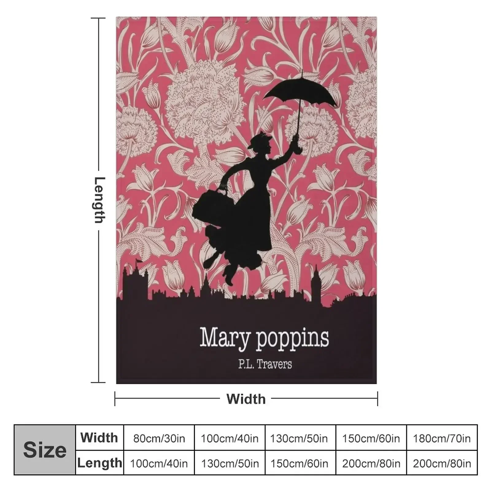 Mary Poppins Throw Blanket Sofa Throw Luxury Designer Stuffeds Blankets