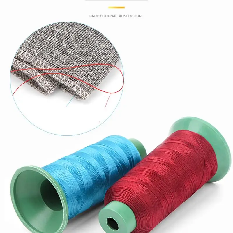 

Сверхмощная нить 1800 ярдов 210D/3, универсальная высокопрочная швейная нить из полиэстера для плетения обивки джинсов, кошелек с бисером