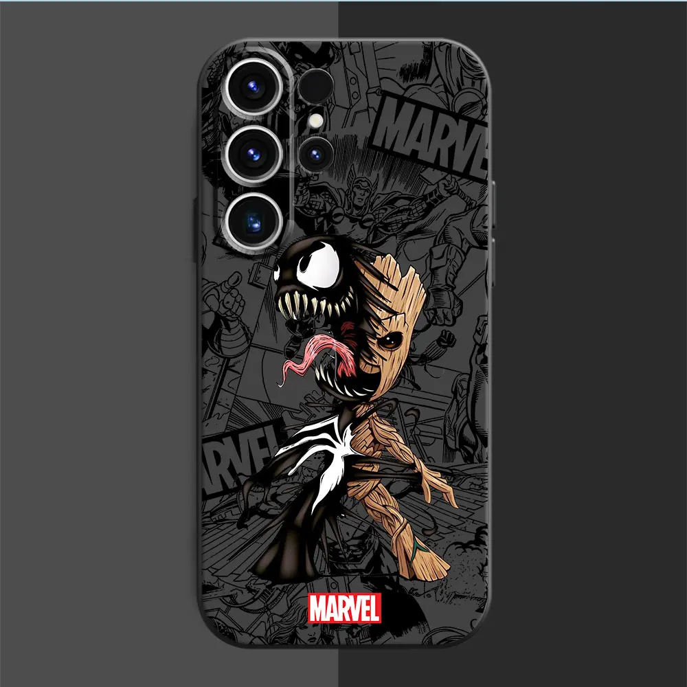 Marvel Groot Baby Cover TPU Soft Case for Samsung Galaxy S9 S8 S7 S23 24 S10e S21 Ultra 5G S22 Plus S20 FE S10 S8Plus Bag Back - náhled 3
