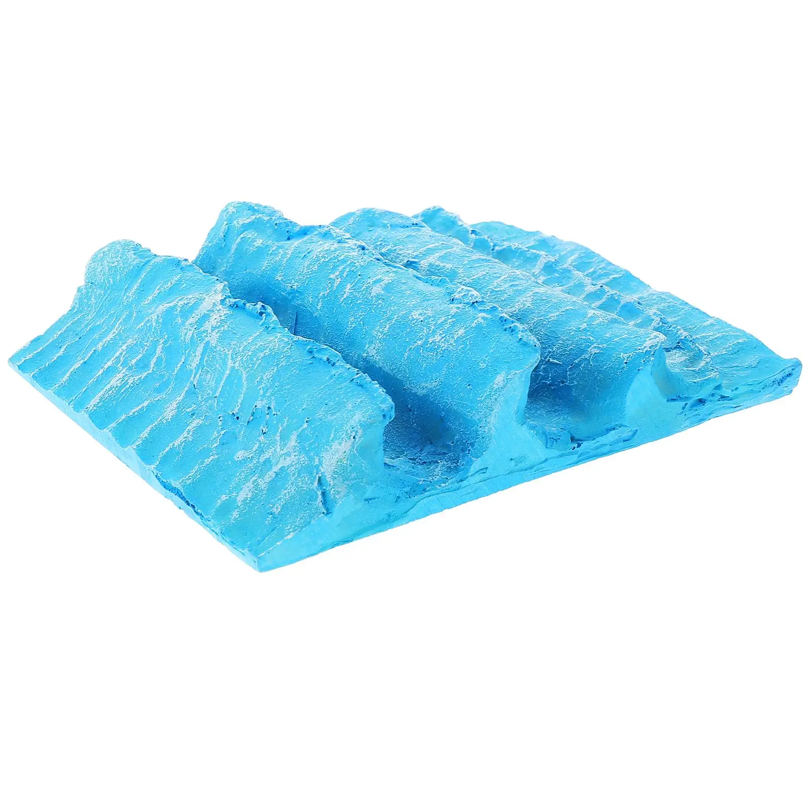 Resin Wave Ornaments Ocean Decor Home Office Seaside Landscape Sand Table Model Realistic Craftsmanship Versatile Piece