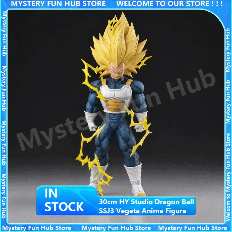 

30cm HY Studio Dragon Ball SSJ3 Vegeta Anime Figure Super Saiyan 3 Vegeta Action Figurine Collectible Model Statue Birthday Toys