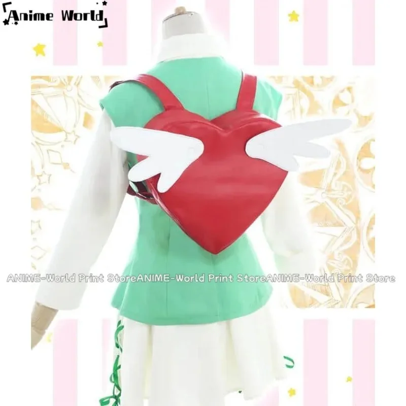 

New《Custom Size》Unisex Anime Cardcaptor Sakura Clear Card Sakura Kinomoto ED Cosplay Costumes Outfit Halloween BNTFTD2025