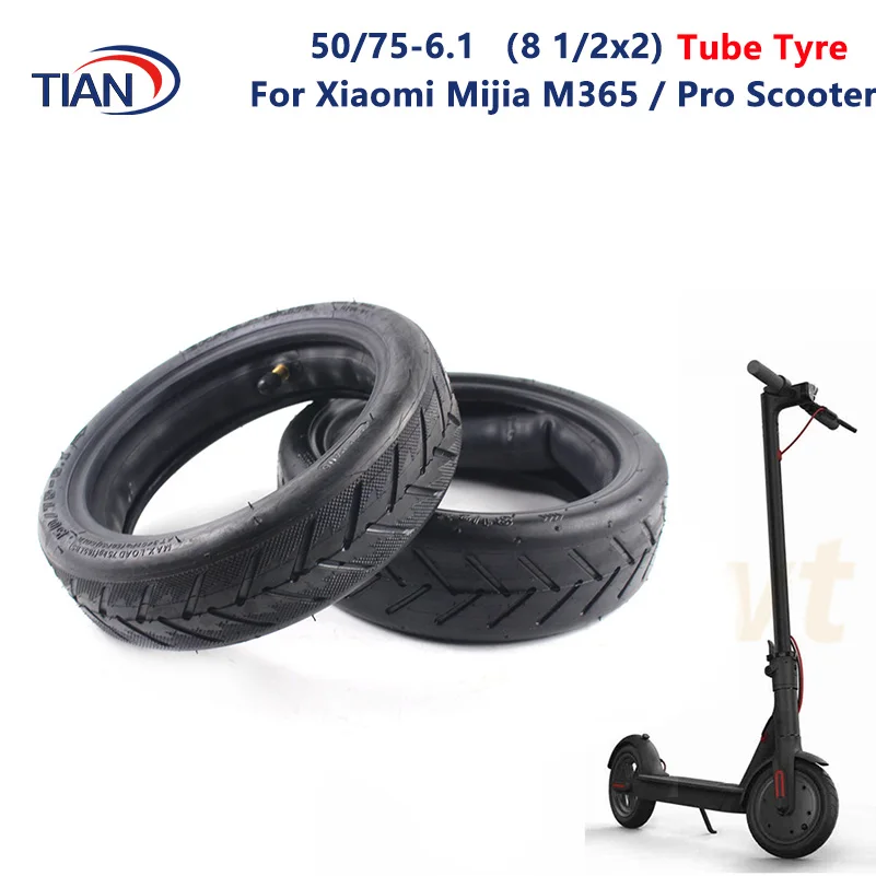 8.5Inch Kick Scooter 50/75-6.1 Tube Tire 8 1/2x2 Tyres for Xiaomi Mijia M365 / Pro Electric Scooter Pneumatic Thick Strong Wheel