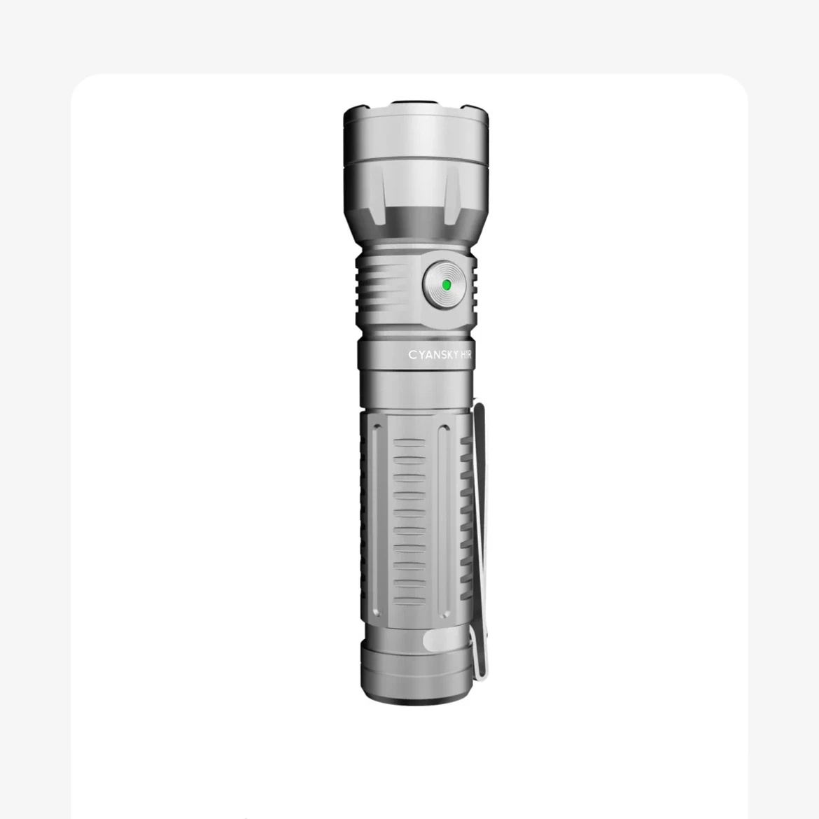 cyansky-h1r-portable-rechargeable-edc-flashlight-14500-aa-battery-700lm-400-meters-distance-torch-light-support-type-c-charging