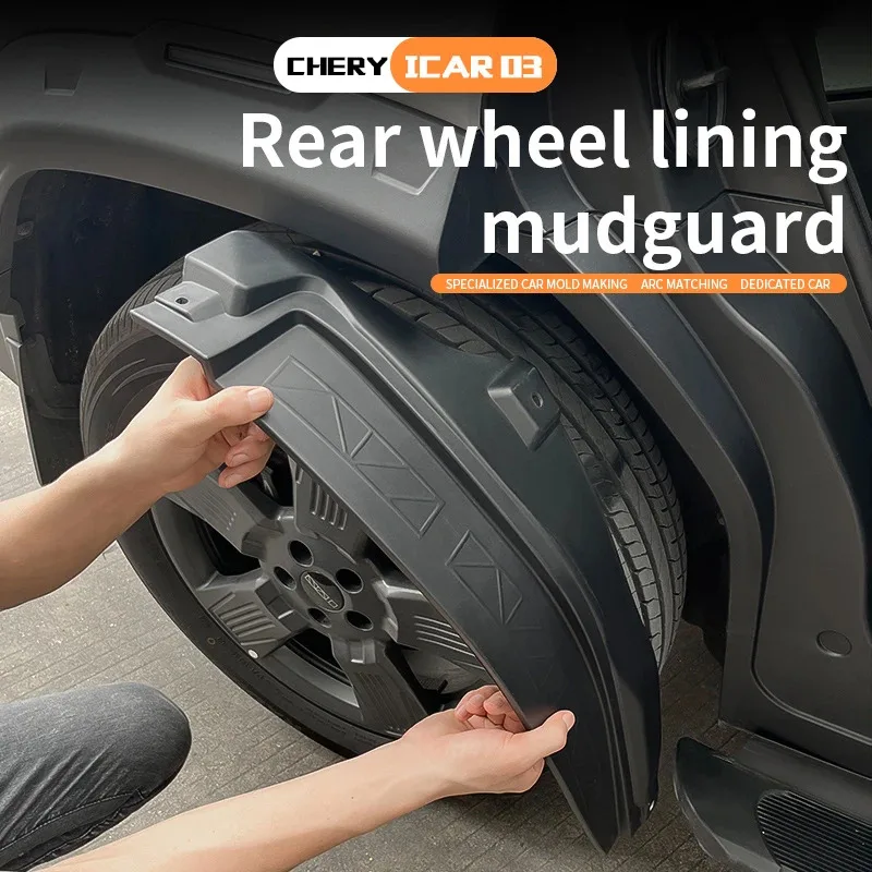 

Greatest Product Icar 03 Flares Eyebrow Mudguard Bumper Trim Lip Rear Wheel Car Modification
