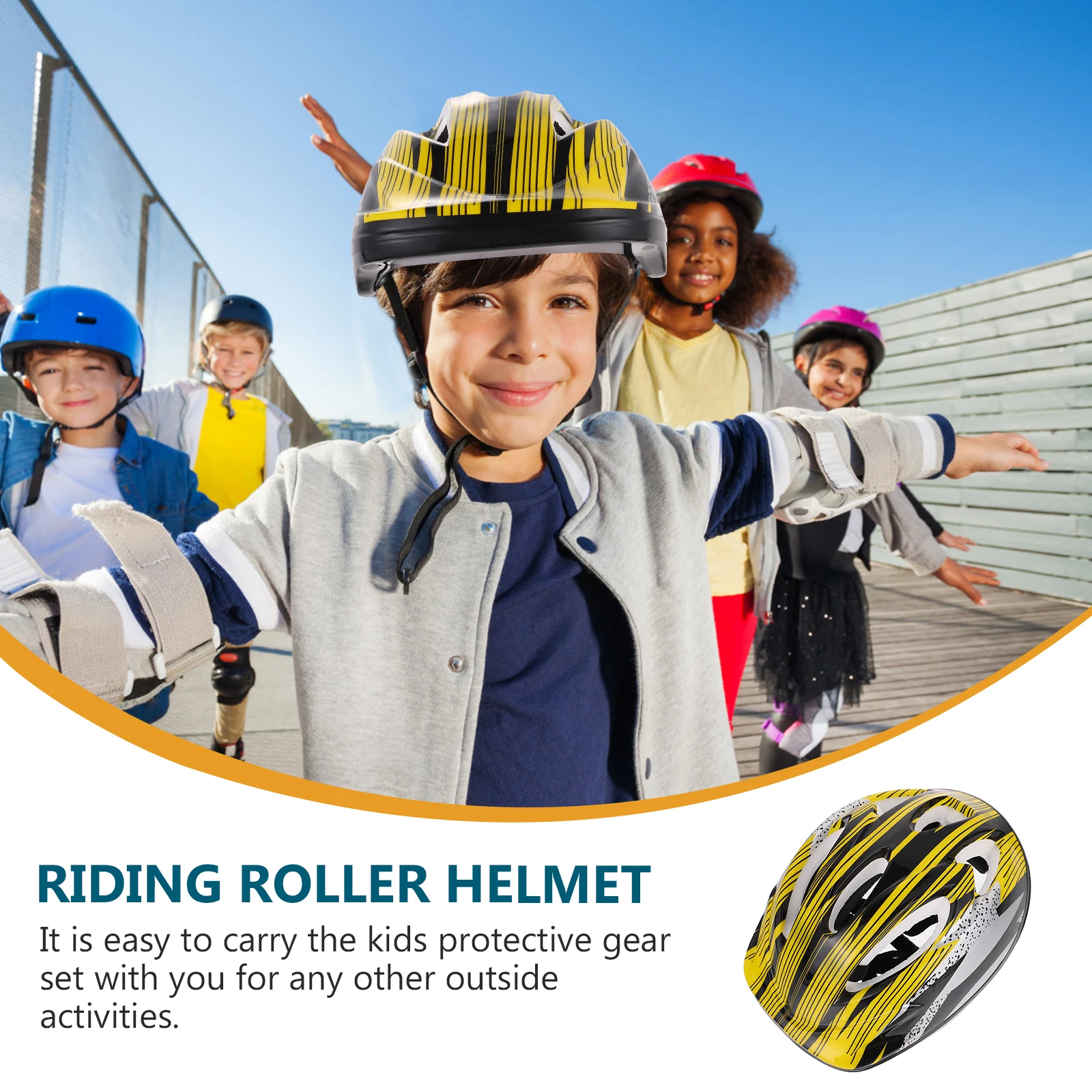 

Cycling Kids Toddler Skateboard Safety Hat Bike Head Protector Girls Balance Car