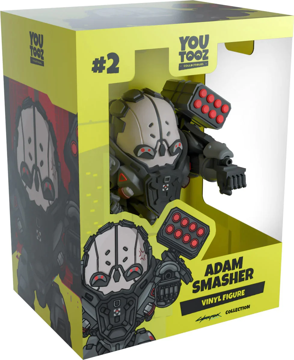 11.43Cm Pvc Youtooz Cyberpunk 2077 Adam Smasher Vinyl Figure Action Figure Collectible Model Ornaments Garage Kit Doll Toys Gift