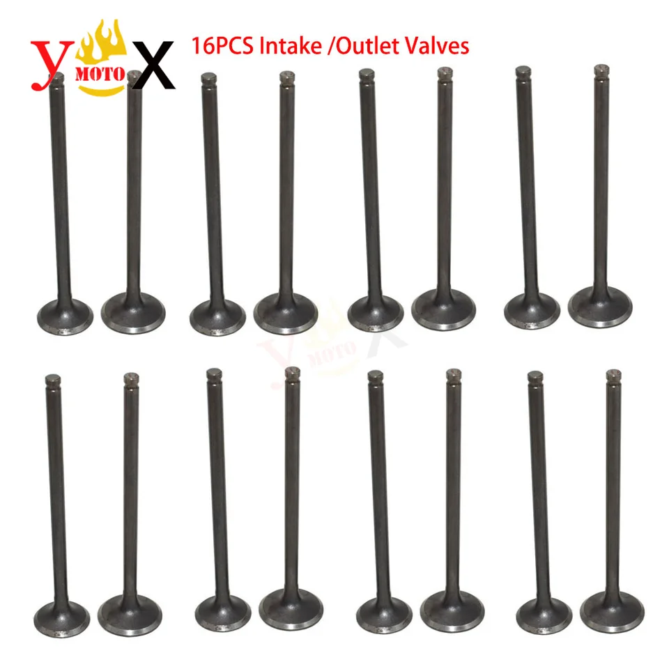 FZ/FZR 400 16PCS Set Motorcycle Engine Intake Outlet Valves Stem