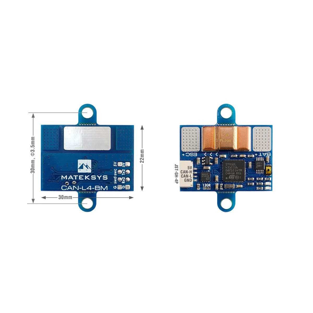 matek-can-l4-bm-digital-power-monitor-voltage-0~85v-can-dronecan