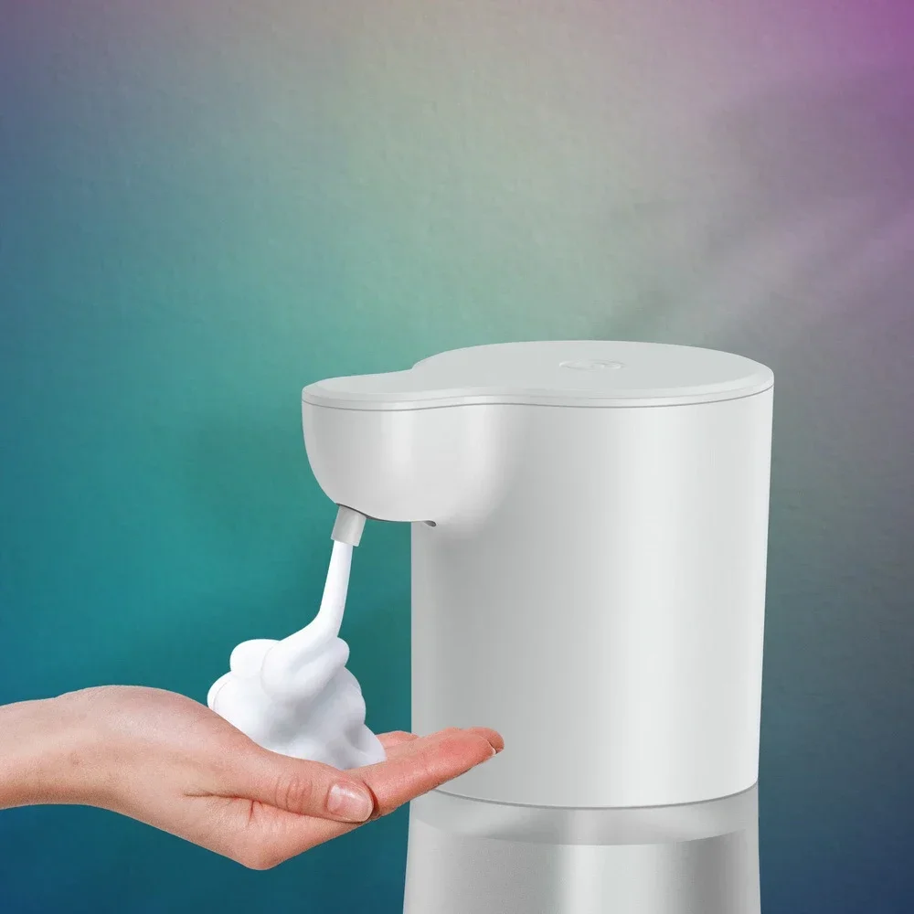 Dispensador automático de jabón de espuma para cocina y baño, dispositivo de lavado de manos sin contacto, infrarrojo inteligente, USB, 600ML, 2 años de garantía