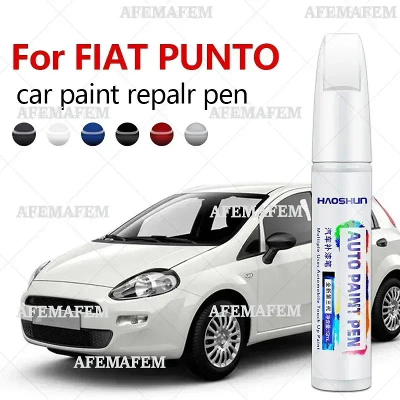 For FIAT PUNTO 1993-2018 176 188 199 Paint Repair Pen Touch Up Scratch Remover DIY Auto Accessories Black White Yellow Green Red
