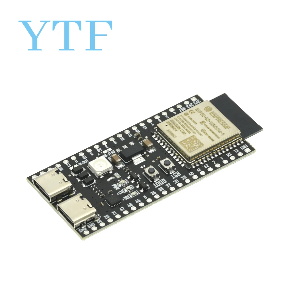 ESP32-S3-DevKitC-1 WiFi+Bluetooth-compatible Internet Of Things Type-C Development Board Core Board ESP32-S3-WROOM-1For Arduino