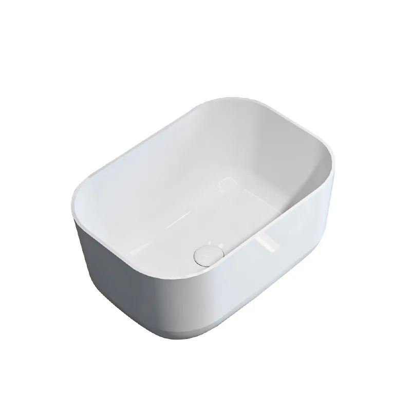 On-stage basin Ceramic basin Wash basin  Household deepened large size bathroom Balcony anti-splashing water