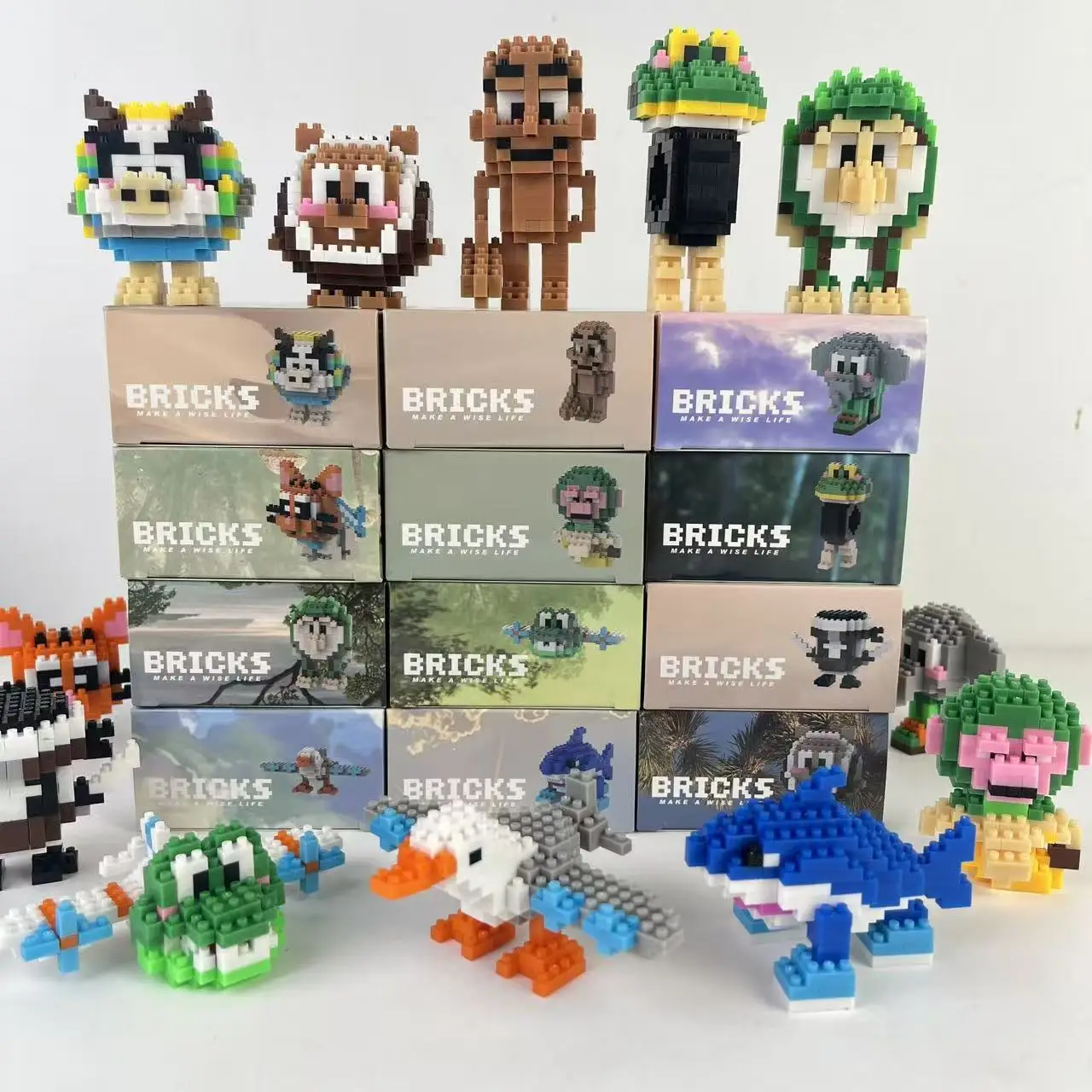 حار Tangtungsahur الجسيمات الصغيرة بناء الالعاب العمياء صندوق خشبي عصا اليد نموذج لغز الجمعية لعبة أطفال #3