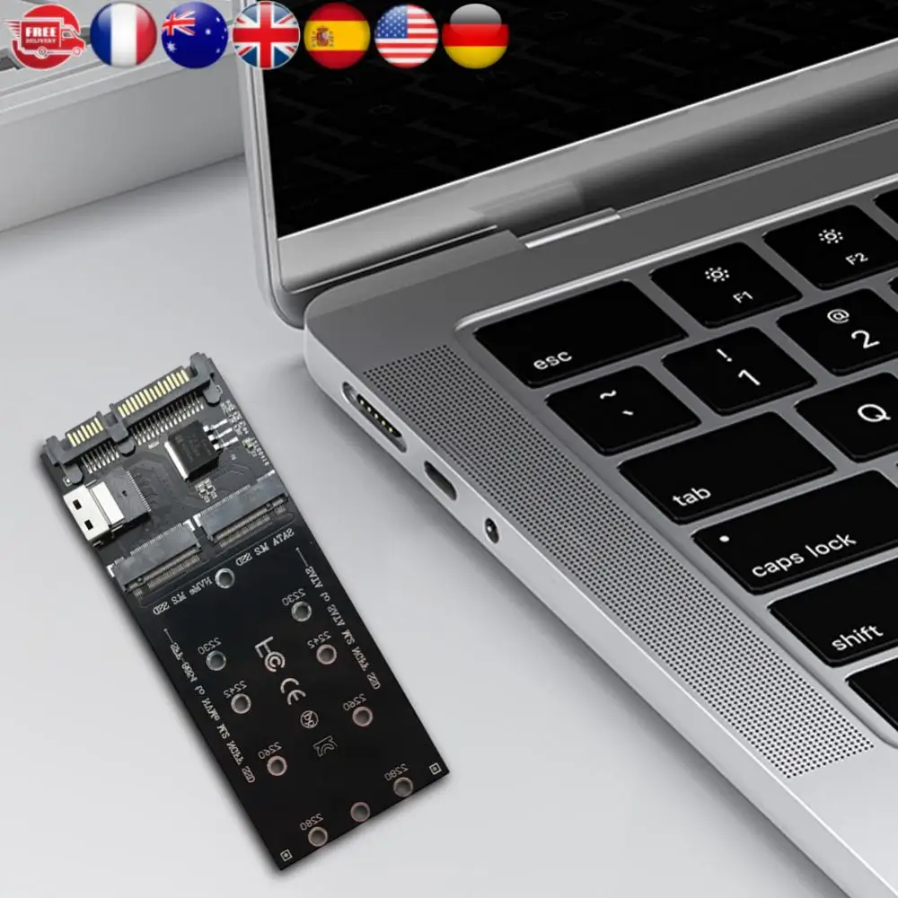

Адаптер M.2 к SATA SFF-8654 к M2 NVME SSD-конвертер 2 в 1, комбинированный адаптер, переходная плата для материнской платы компьютера