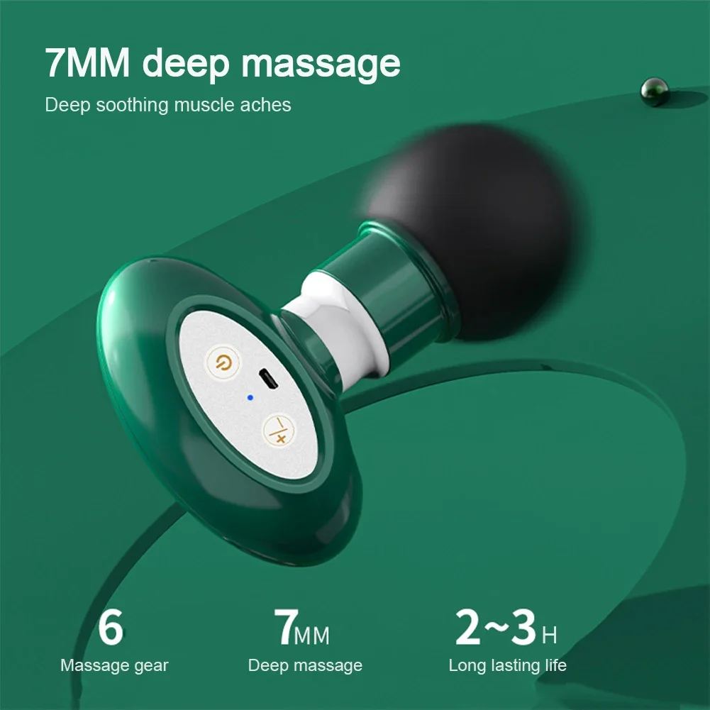 1Pc Mini Electric Massage Gun Muscle Relaxation Slimming Fitness Body Sports Massage Relieves Muscle Sore