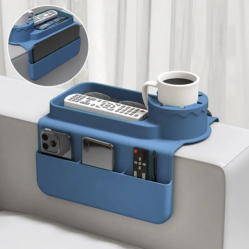 

Креативная силиконовая подставка для кофе и напитков, многофункциональный держатель для чашек на подлокотник дивана для домашнего декора