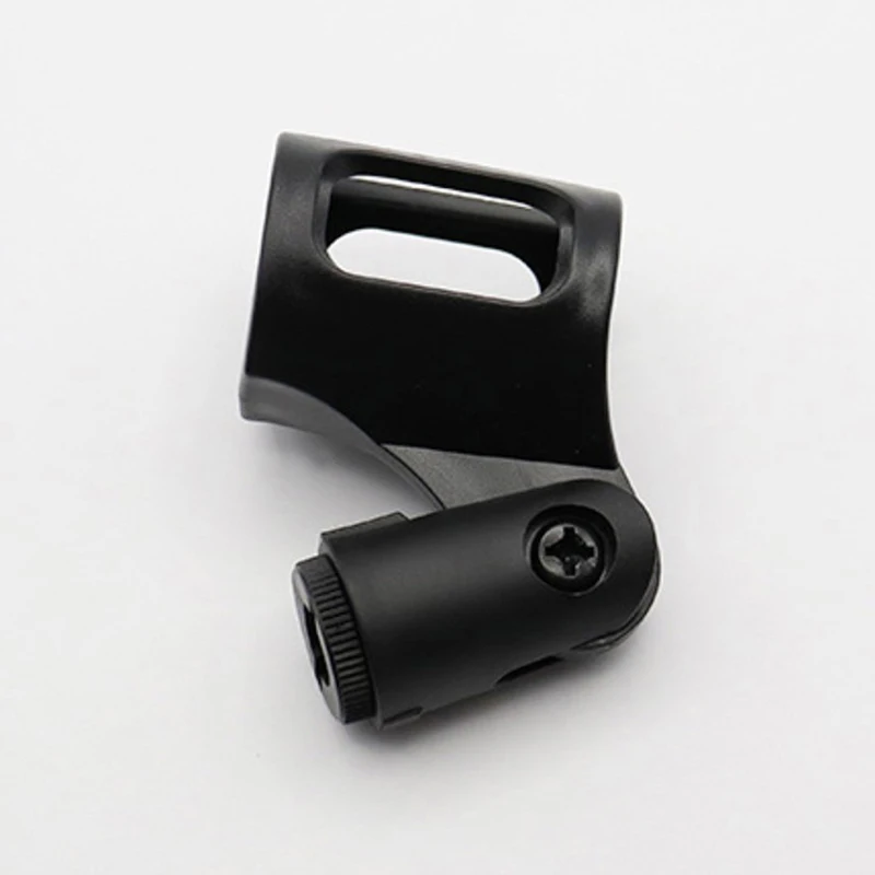(BBQ4)Flexible Microphone Stand Holder Mount Wireless Microphone Support Bracket Plastic Soft Smooth Clamp Fixing Accessories