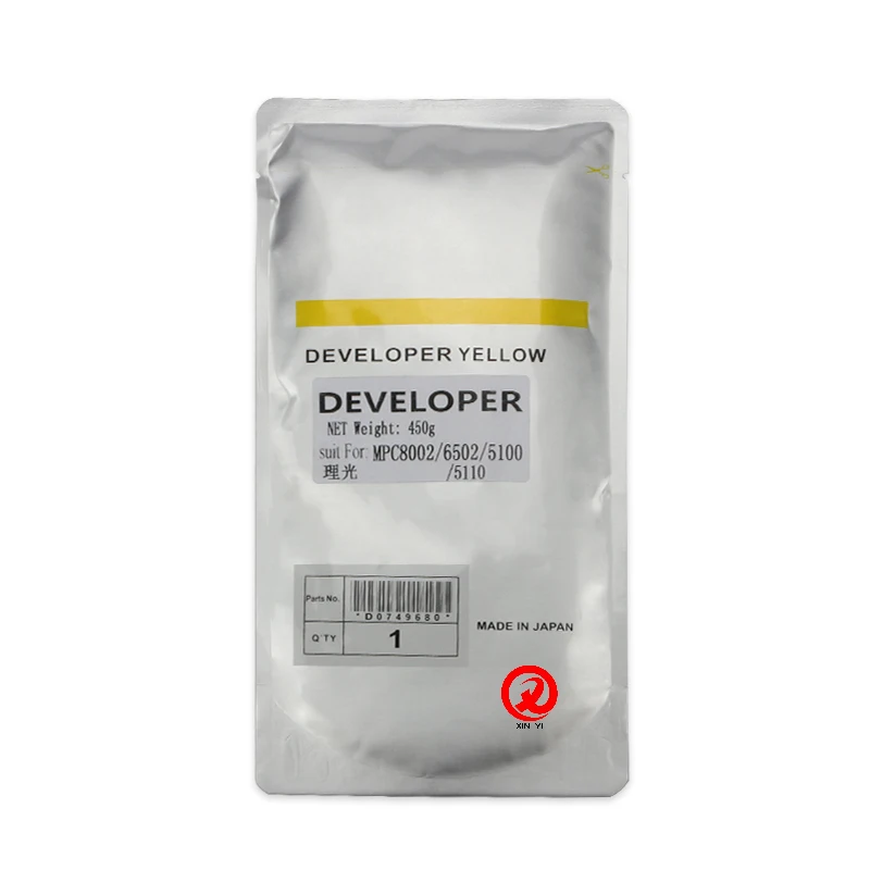 D074-9640 450g 600g Developer Powder do Ricoh Pro C651 C751 MP C8002 C6502 C5110 C5100 C7100 C7501 C6501 C9100 C9110