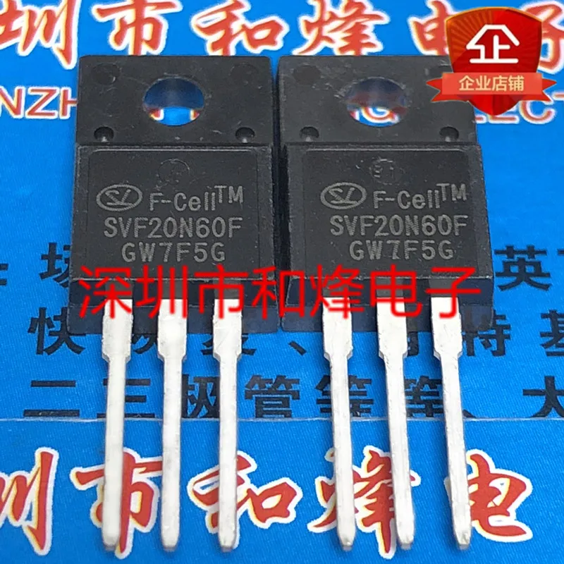 5PCS-10PCS SVF20N60F  TO-220F 600V 20A      ORIGINAL ON STOCK